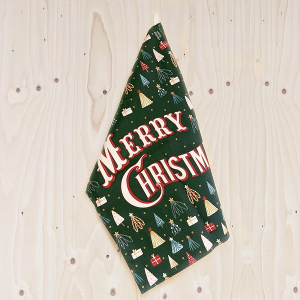 Pamučna kuhinjska krpa Merry Christmas, 46 x 71 cm-image-1