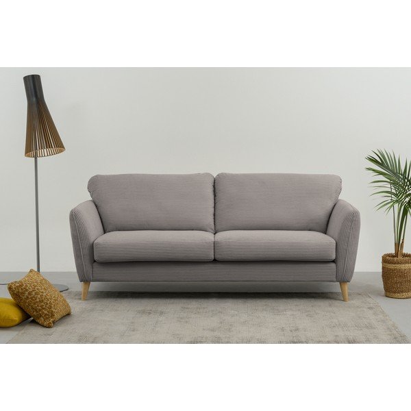 Svijetlo siva sofa od samta 206 cm Paris – Scandic-image-1
