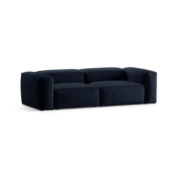 Tamno plava sofa od samta 264 cm Bergamo – Cosmopolitan Design-image-2