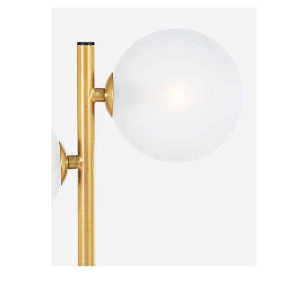 Željezna stolna lampa u zlatnoj boji sa staklenim sjenilom (visina 54 cm) Balls – Bizzotto-image-3