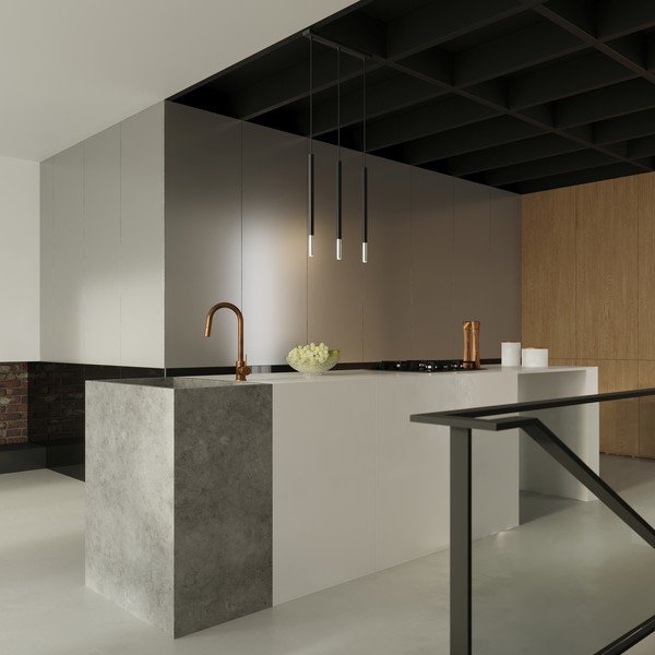 Crna/u srebrnoj boji metalna viseća svjetiljka Asarot – Sollux-image-3