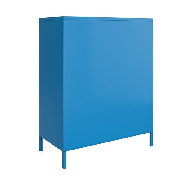 Plavi metalni ormar Novogratz Cache, 80 x 102 cm-image-4