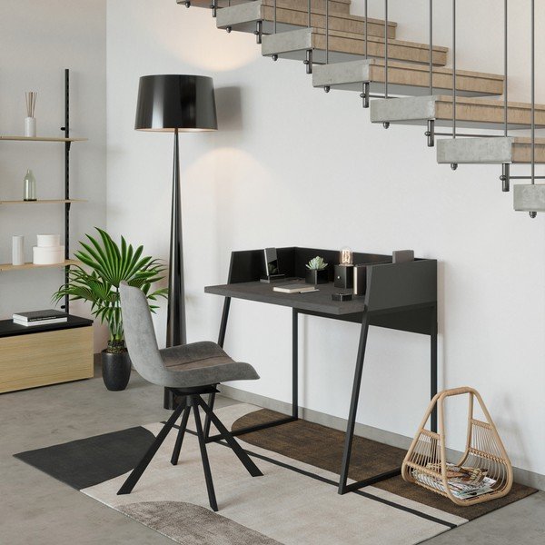 Radni stol u betonskom dekoru TemaHome Volga-image-1