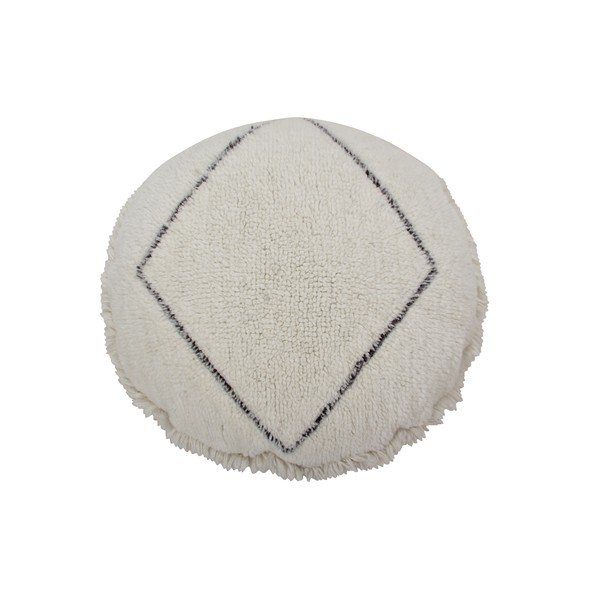 Bijeli vunen tabure Berber Soul – Lorena Canals-image-3