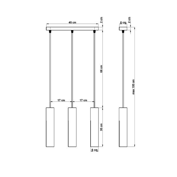 Visilica Sollux Bakari, dužine  40 cm-image-2