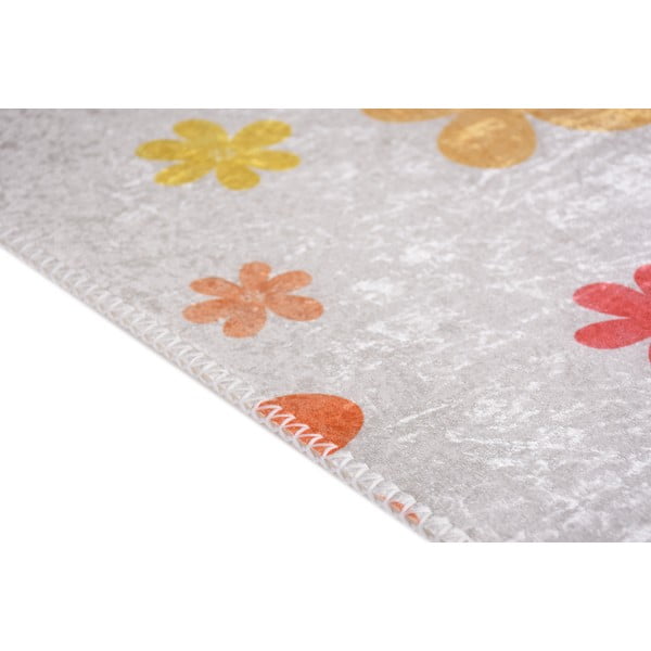 Narančasti/boje slonovače periv dječji tepih 120x180 cm Fall Flowers – Vitaus-image-2