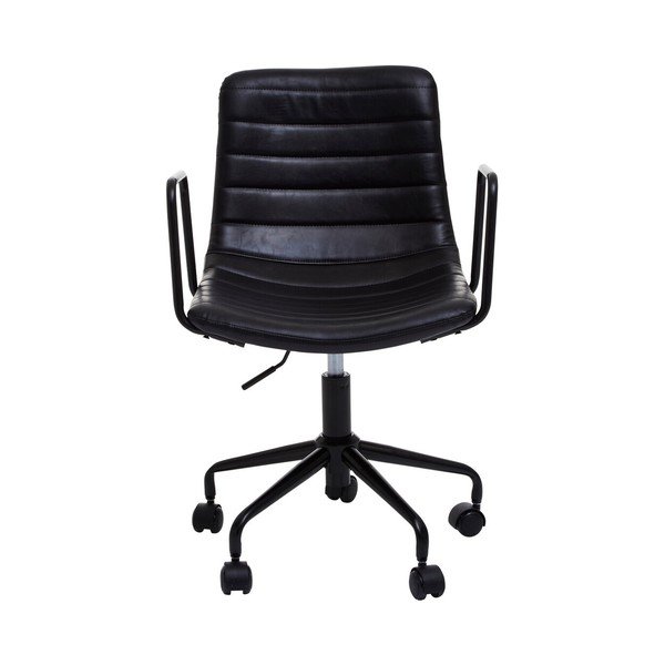 Crna uredska stolica od umjetne kože Forbes – Premier Housewares-image-2