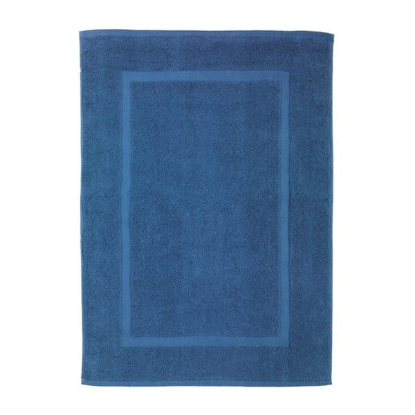 Plava pamučna prostirka za kupaonicu Wenko Slate, 50 x 70 cm