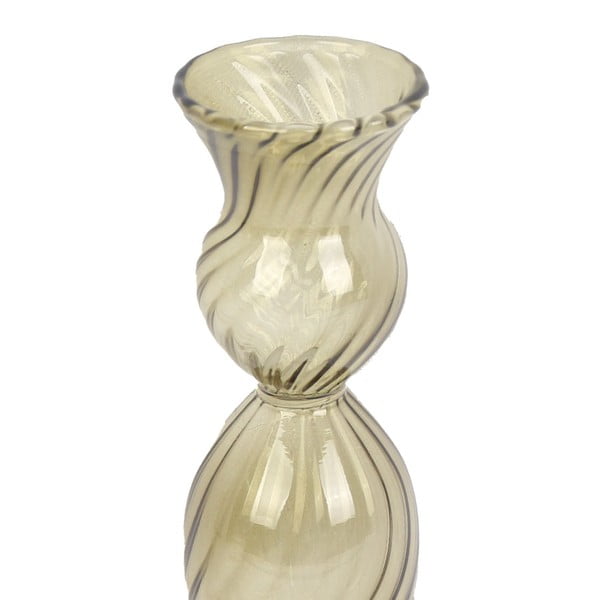 Zeleni stakleni svijećnjak PT LIVING Swirl, visina 17 cm-image-3
