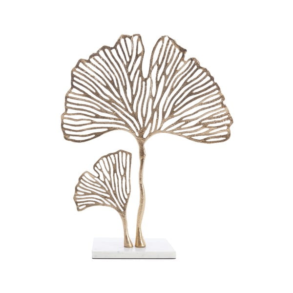 Metalni kipić (visina 48 cm) Leaf – Light & Living