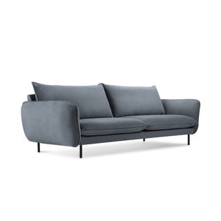 Siva baršunasti kauč Cosmopolitan Design Vienna, 230 cm