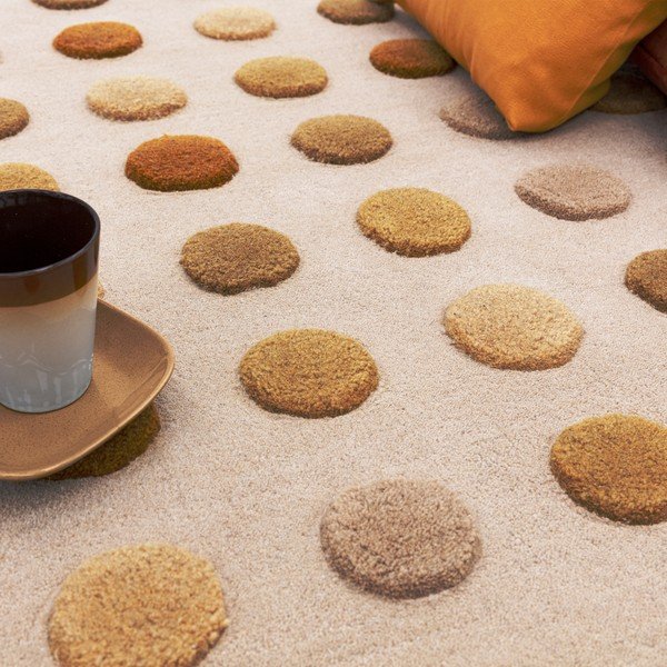 Žuti  ručno rađen vuneni tepih 160x230 cm Dotty – Asiatic Carpets-image-2