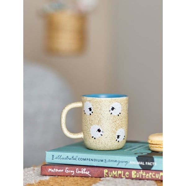 Bež dječja šalica od kamenine 170 ml Dolly – Bloomingville Mini-image-1