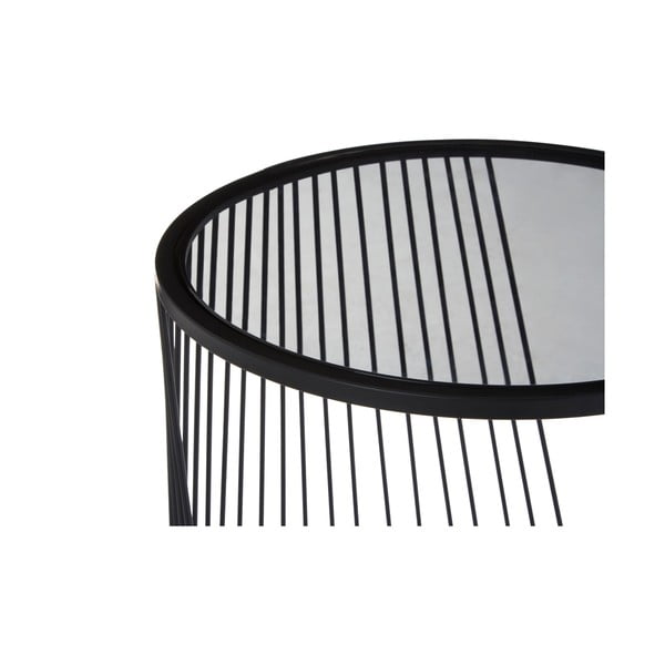 Okrugli pomoćni stolići u setu 2 kom sa staklenom pločom stola ø 41 cm Trento – Premier Housewares-image-4