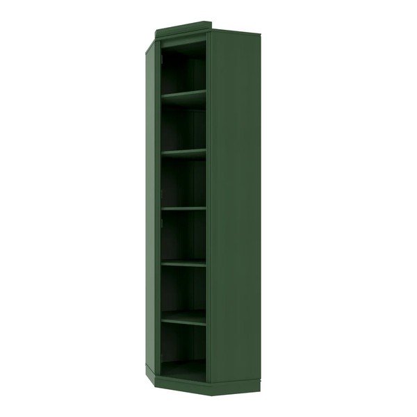 Zelena biblioteka od masivnog bora 85x219x56 cm Anita – Støraa-image-3
