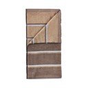 Smeđi/bež pamučan ručnik 50x100 cm Sauna – Zone