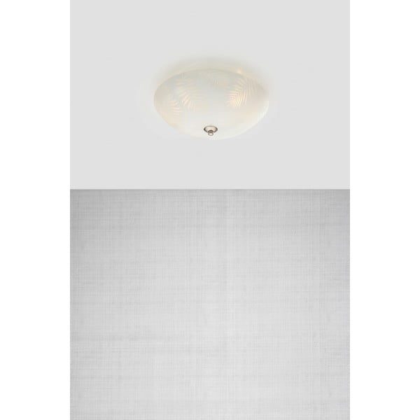 Bijela stropna svjetiljka sa staklenim sjenilom ø 43 cm Blad – Markslöjd-image-1