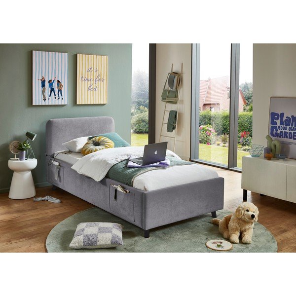 Sivi dječji krevet bez podnice 90x200 cm Cosy – Meise Möbel-image-1