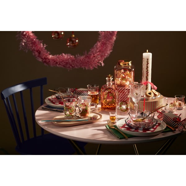 Stakleni ručno puhani božićni ukras ø 8 cm Annual Christmas Bauble 2025 – Holmegaard-image-4