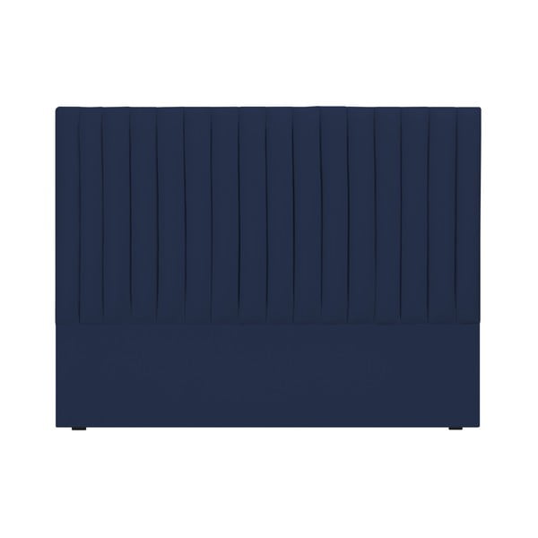 Tamnoplavo tapecirano uzglavlje za krevet 140x120 cm NJ - Cosmopolitan Design