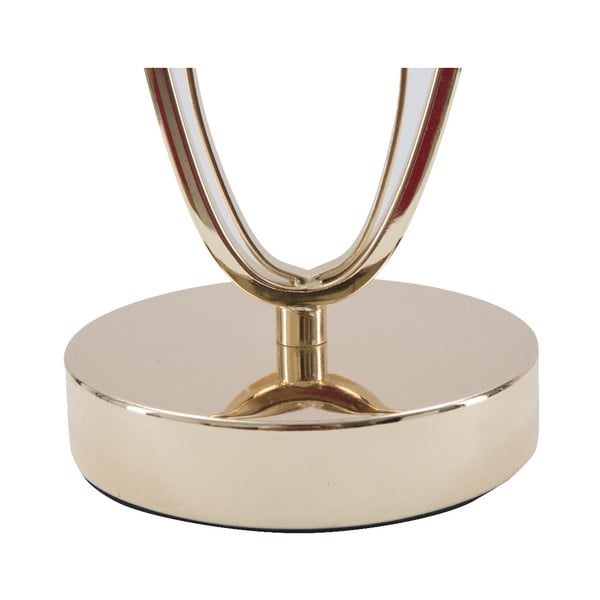 Bijela stolna svjetiljka sa zlatnim postoljem Mauro Ferretti Flush-image-3