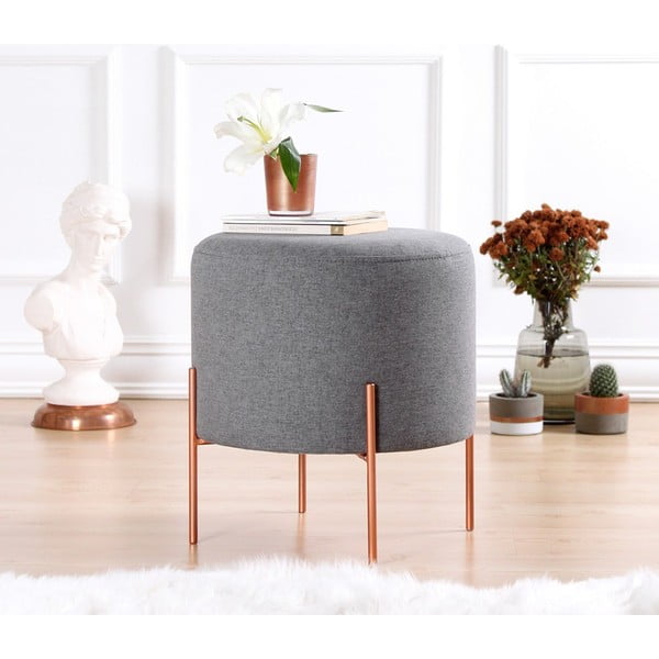 Sivi tabure Copper – Artie-image-4