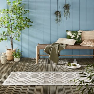 Bež vanjska staza 230x66 cm Mondo - Flair Rugs