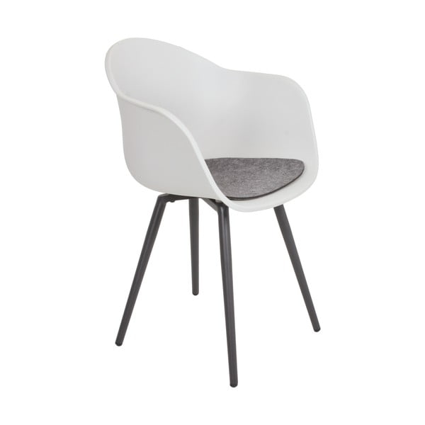 Siva plastična vrtna stolica Zara – Garden Pleasure-image-1