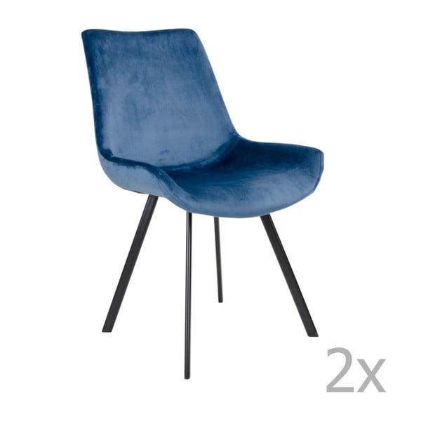 Set od 2 plave blagovaonske stolice House Nordic Drammen