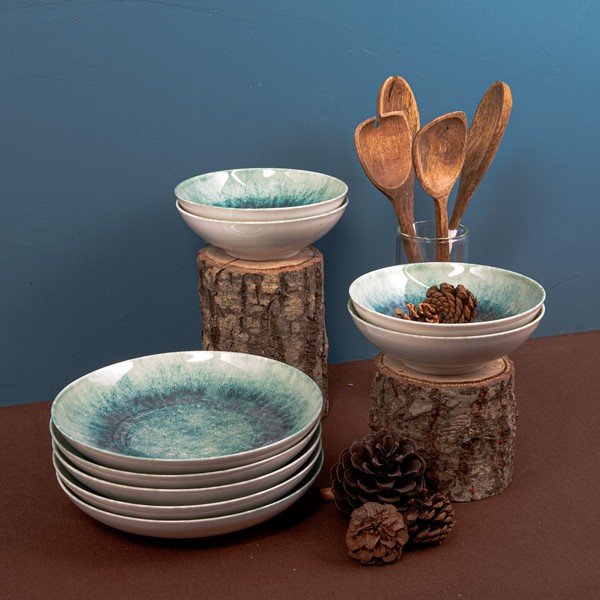 Set porculanskog posuđa od 18 dijelova Güral Porselen Forest-image-1