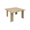 Stolić za kavu od punog hrasta u prirodnoj boji 75x75 cm Oy – OYOY Living Design