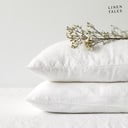 Lanena jastučnica 80x80 cm White – Linen Tales
