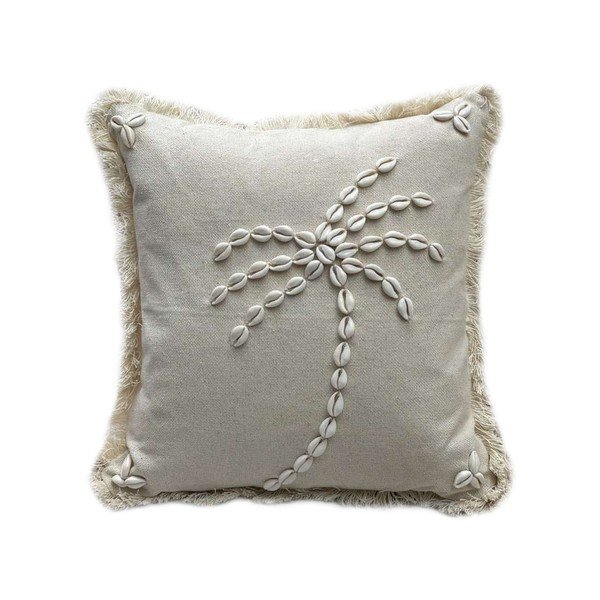 Pamučna ukrasna jastučnica 43x43 cm Seashells – Mioli Decor