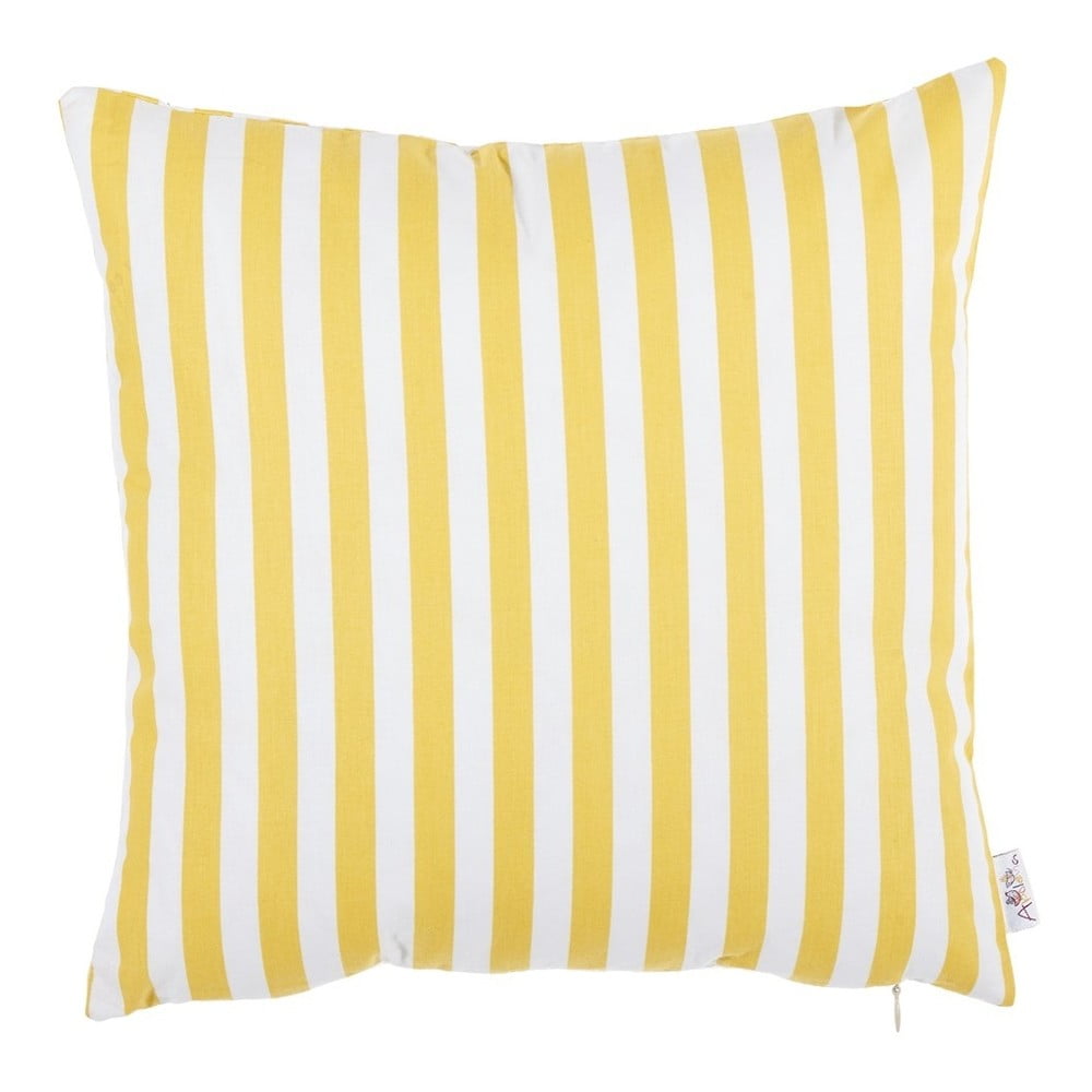Žuta pamučna navlaka za jastuk Mike & Co. NEW YORK Tureno, 35 x 35 cm