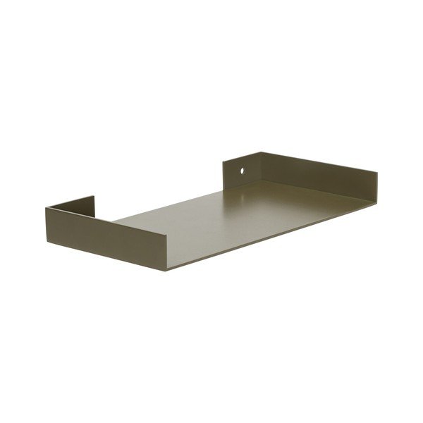 Tamno zelena metalna polica 30 cm Sheets – Hübsch-image-3