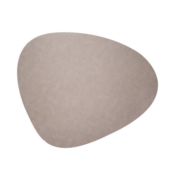 Sivo-bež koža 92x108 cm Curve XXXL Bull – LIND DNA