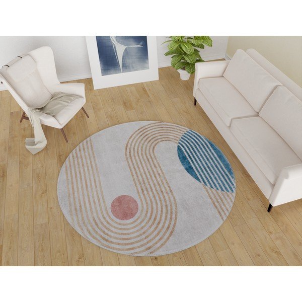 Perivi okrugli tepih ø 120 cm Yuvarlak – Vitaus-image-1