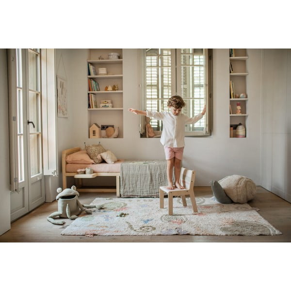 Svijetlo zelena tekstilna dječja kutija za pohranu ø 23x35 cm Fred the Frog – Lorena Canals-image-3