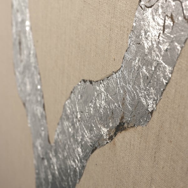 Ručno oslikana slika 90x120 cm Wild Horizon Silver – Malerifabrikken-image-3