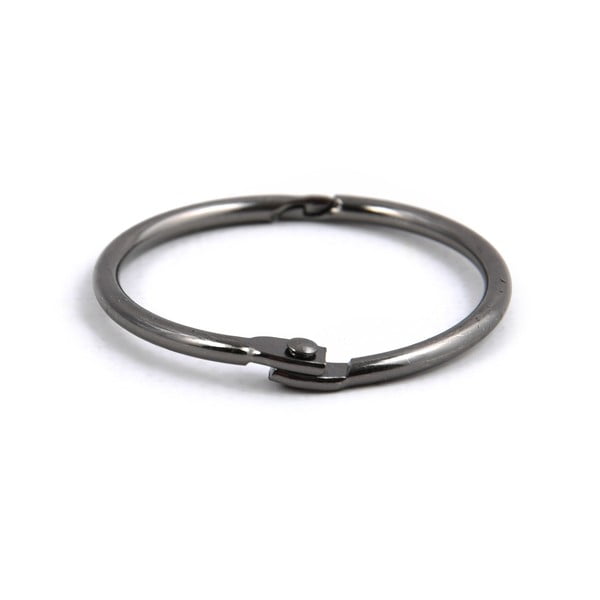 Mat crni prstenovi za zavjese za tuš u setu 12 kom Ringo Small – Spirella-image-4