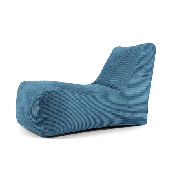 Plava vreća za sjedenje od samta Lounge – SLOWDOWN