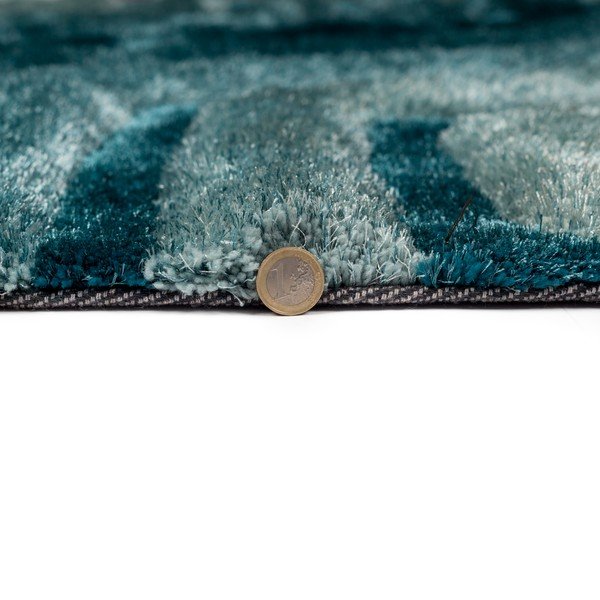 Plavo-zeleni tepih Flair Rugs Hexagon Duck, 80 x 150 cm-image-3