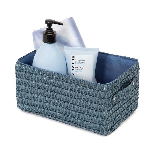 Plava košara za pohranu Compactor Lilou Basket Blue-image-3