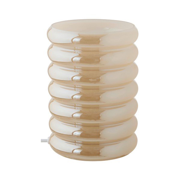 Krem staklena stolna lampa (visina 16 cm) Apelqvist – Jotex