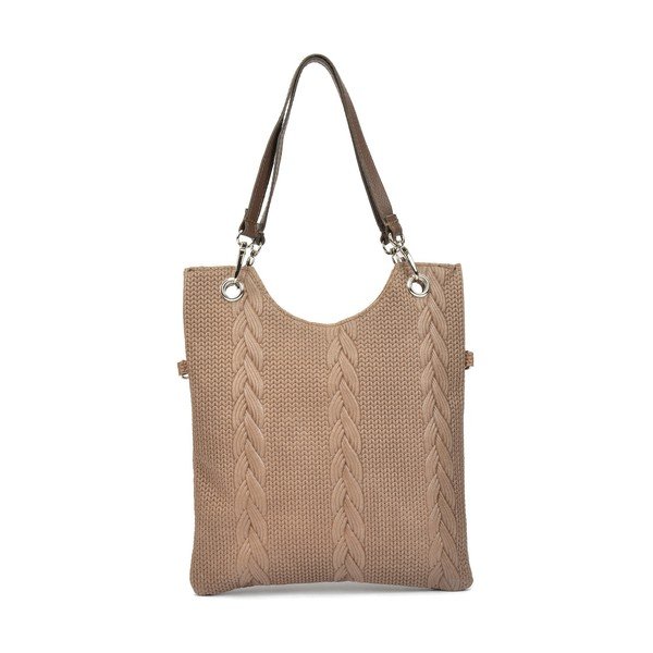 Bež kožna torbica Mangotti Bags Farria-image-3