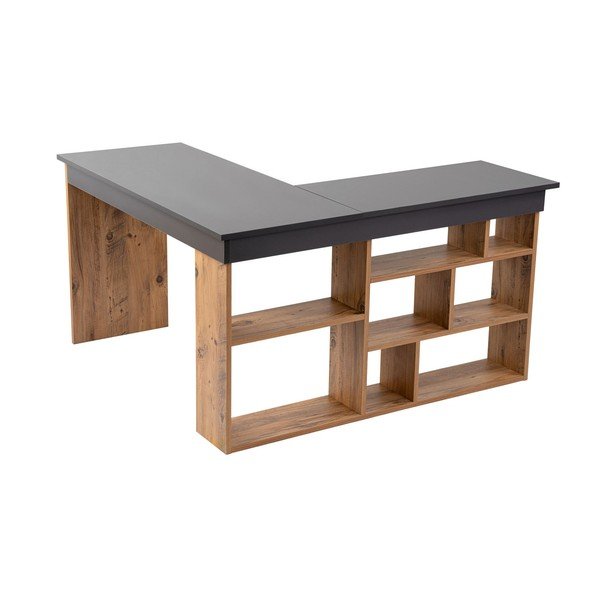 Radni stol u dekoru bora 120x130 cm Vesper – Kalune Design