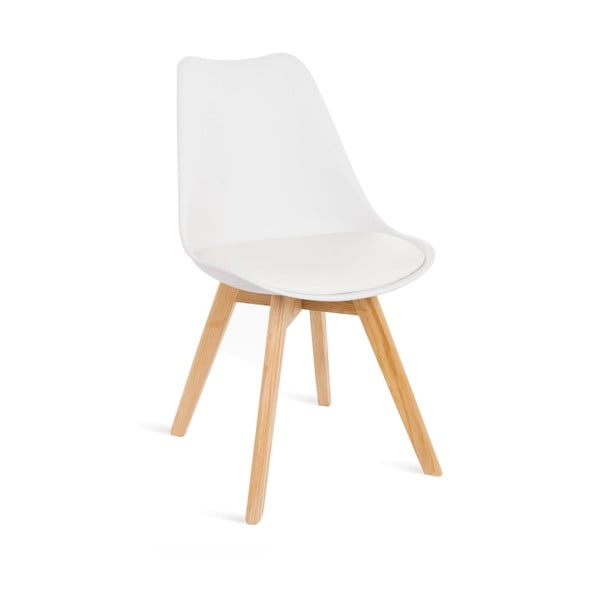 Set od dvije bijele stolice s nogama od bukovine Bonami Essentials Retro