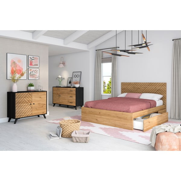 Bijela/u prirodnoj boji ladica za ispod kreveta Zebra – Marckeric-image-1