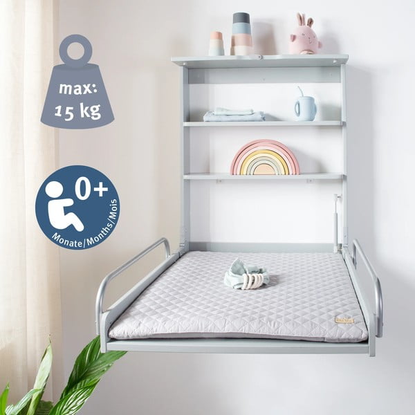 Zeleno-sivi viseći stol za presvlačenje Roba style - Roba-image-1