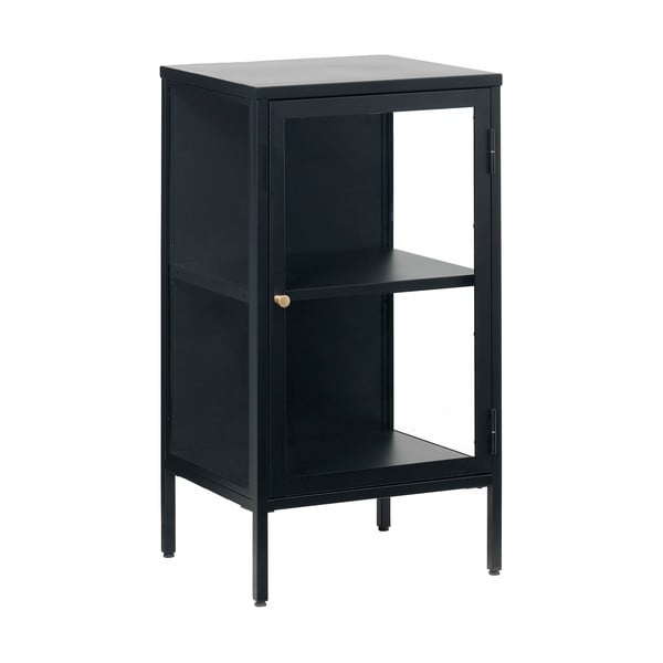 Crna metalna vitrina 45x85 cm Carmel – Unique Furniture-image-2